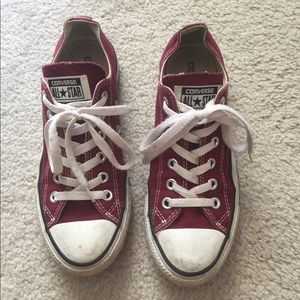 Maroon Converse All Star